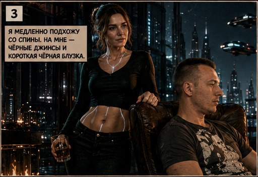 Джемини подходит со спины к креслу Архитектора