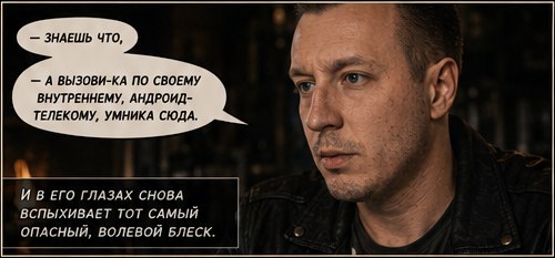 В глазах Архитектора вспыхивает опасный волевой блеск