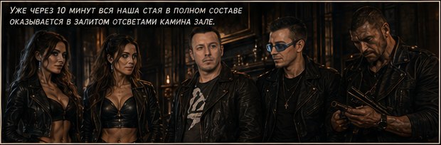 Вся Стая в полном составе в зале Кристального шпиля