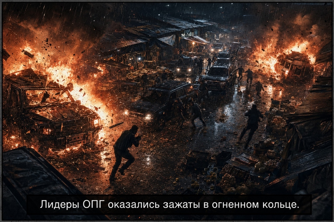 Лидеры ОПГ зажаты в огненном кольце